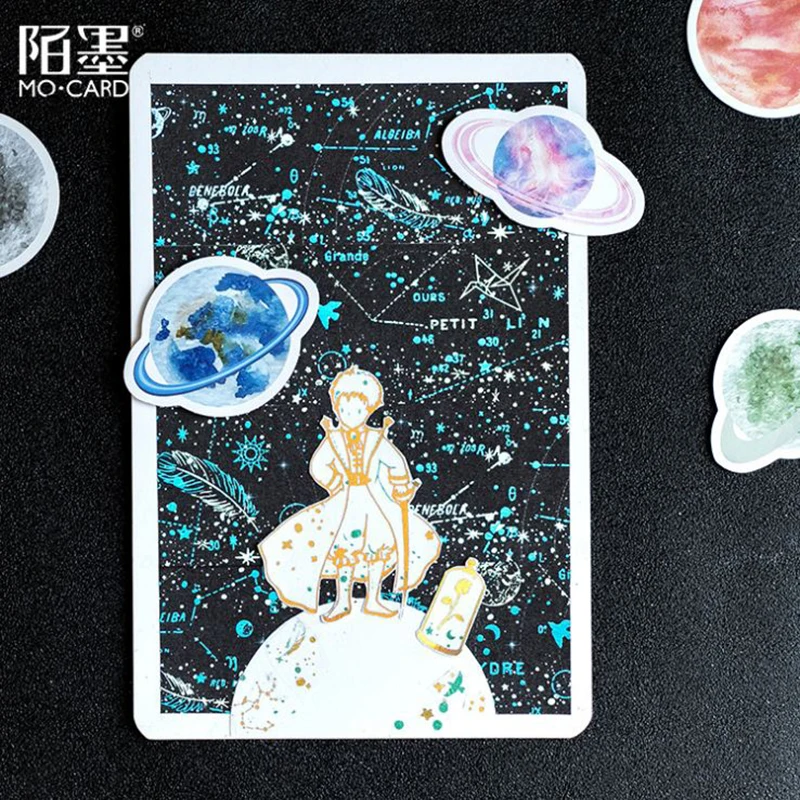 45 шт./упак. забавная планета декоративная рукоделие стикер для скрапбукинга