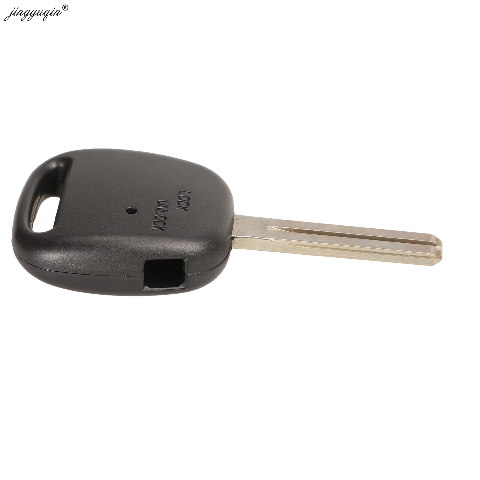 Jingyuqin 1/2 Боковая кнопка дистанционного ключа оболочки для TOYOTA Carina Estima Harrier Previa Corolla Celica ключ чехол TOY43/Toy40 лезвие