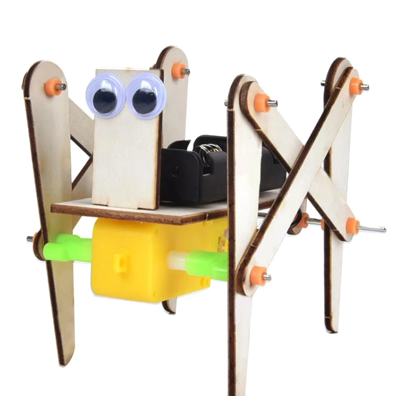 

Electronic Crawling Robot Dog Toys for Kids DIY Assembled Model Technology Science Experiment Educational Toy for Child
