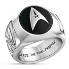 MIQIAO Звездный космический корабль универсальные три последних передние посеребренные кольца для мужчин женщин любимых друзей подарок модные ювелирные изделия Anillos