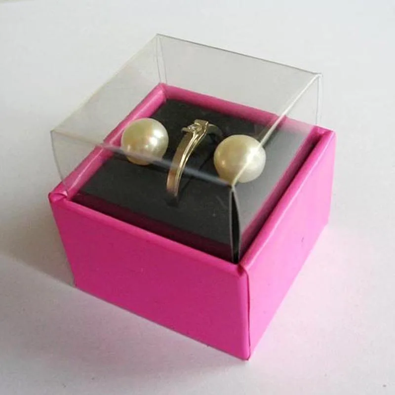 Квадратный органайзер для ювелирных изделий коробка помолвки 100 шт./лот