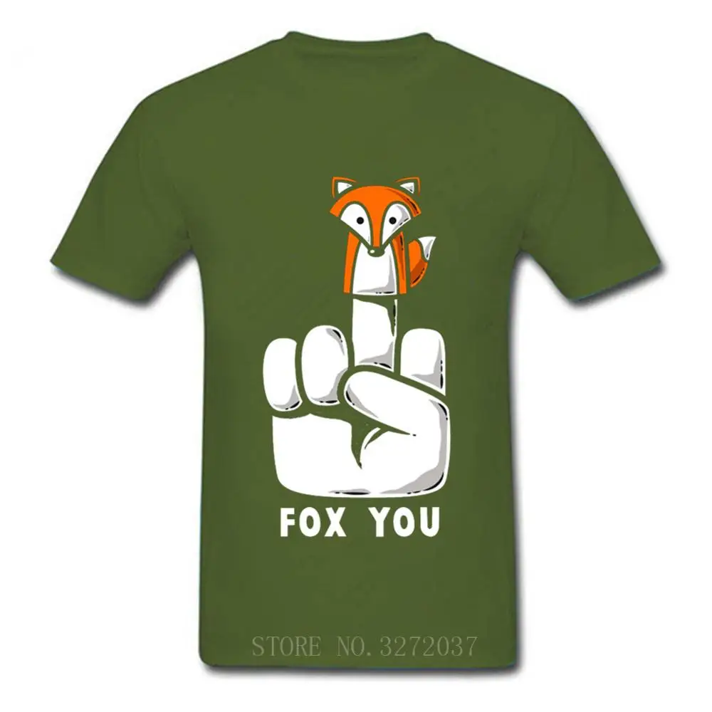 Мужская футболка с животным принтом Fox You черная из 100% хлопка camiseta 2020|Мужские