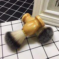 high quality badger hair shaving brush with wood handle for men facial beard cleaning appliance shave tool