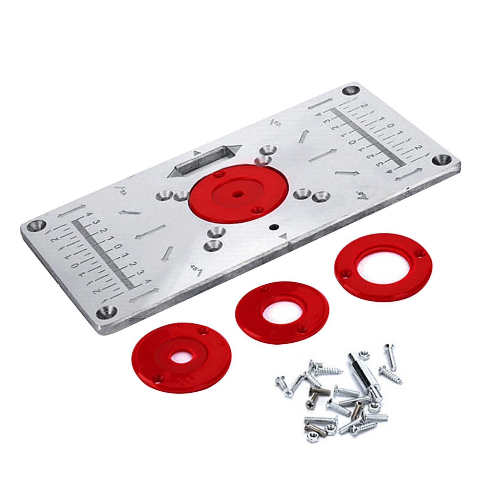 

Multifunction Trimming Machine Flip Panel Aluminium Alloy Power Tools Repair Easy Install For Woodworking Insert Plate Durable