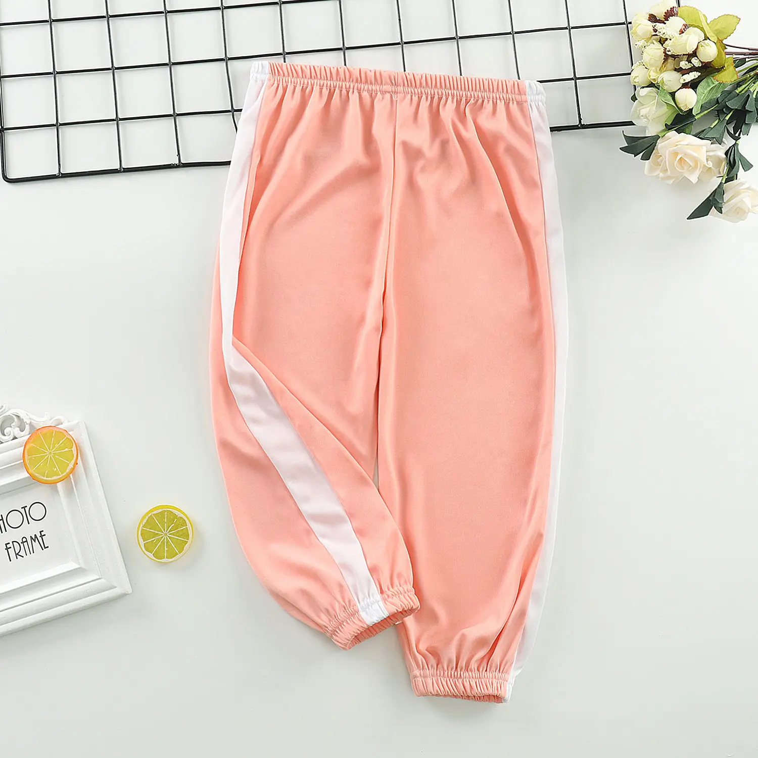 Летние детские спортивные штаны противомоскитные для девочек повседневные