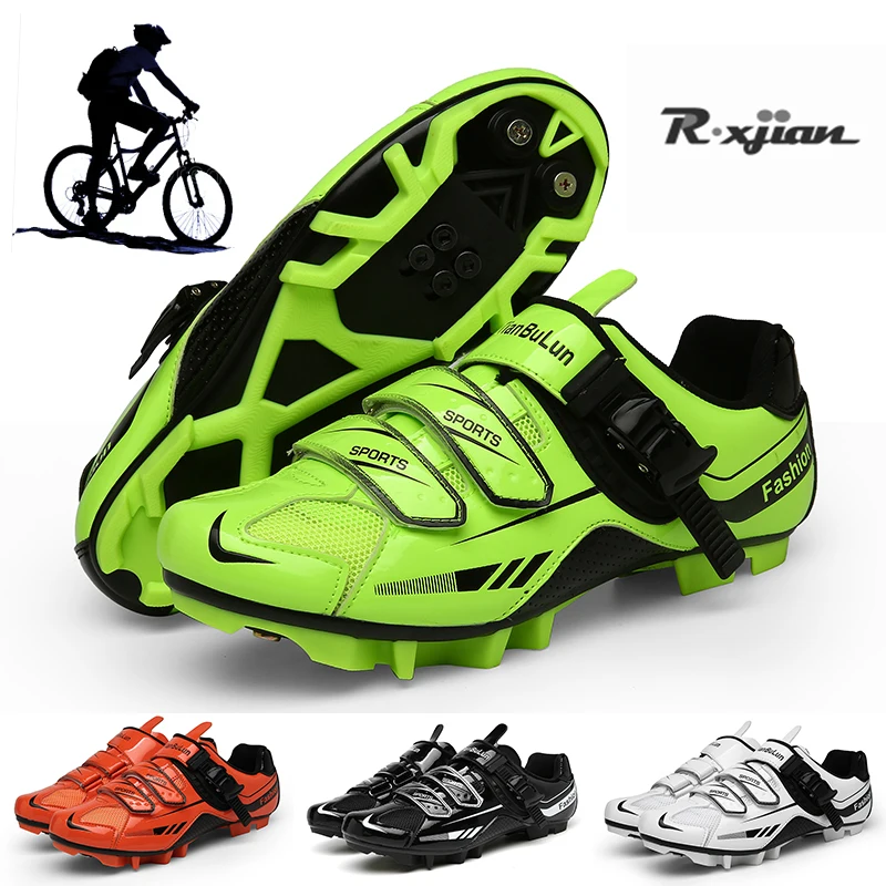 

Кроссовки R.xjian унисекс для горного велосипеда, Спортивная Уличная обувь с самоблокировкой, Нескользящие