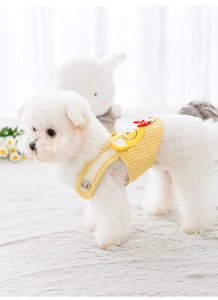 Cute Small and Medium Sized Dog and Cat Harnesses Pet Harnesses Puppy Cat Vest Outdoor Walk Picnic Dog Harnesses Supplies Xs-xxl