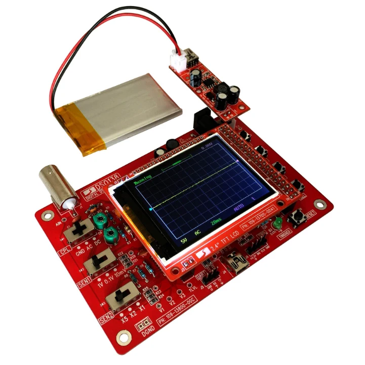 Цифровой запоминающий осциллограф DSO138 набор для самостоятельной сборки