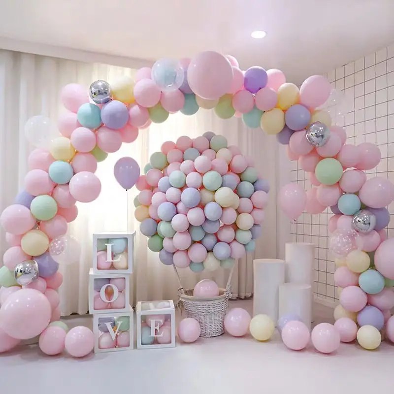 

10Pcs 10/inch Macaron Latex Balloons Pastel Candy Balloon Birthday Party Decor Baby Shower Decor Air Globos wedding decoration