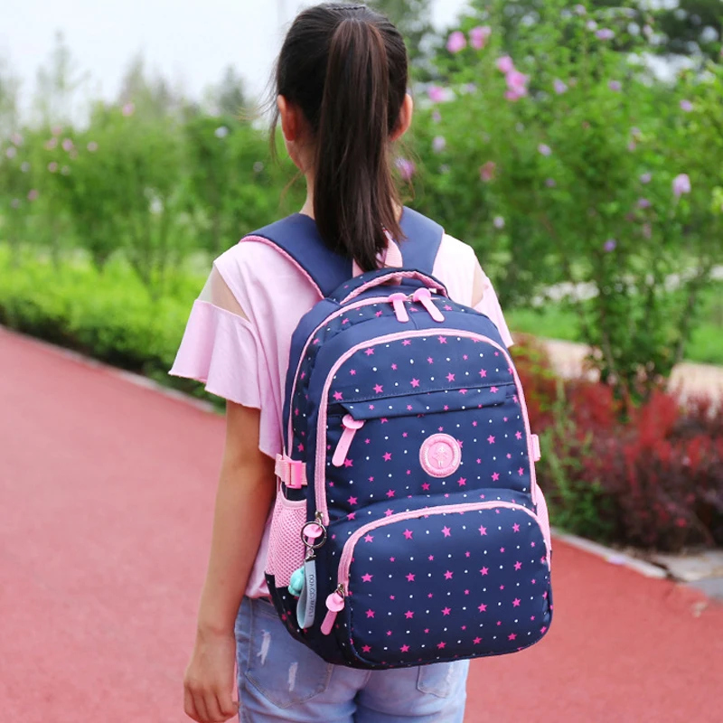 Рюкзак для девочек школьный ортопедический с принтом 3 шт./компл.