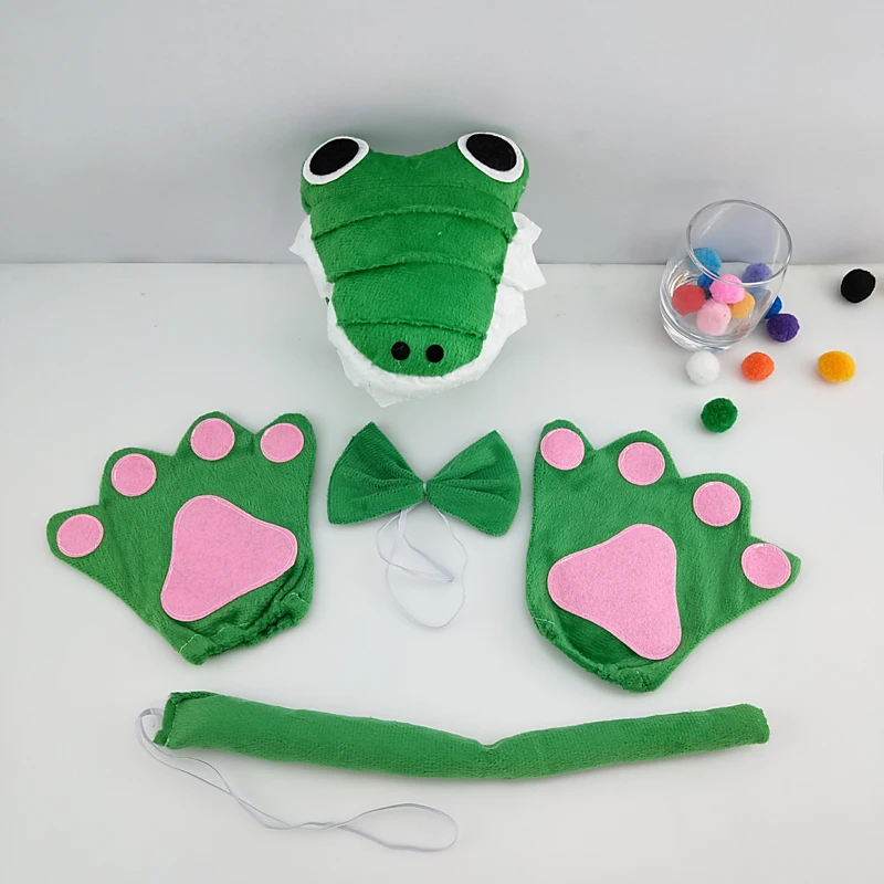 Черепаха крокодил динозавр животных повязка на глаза для косплея юбка пачка