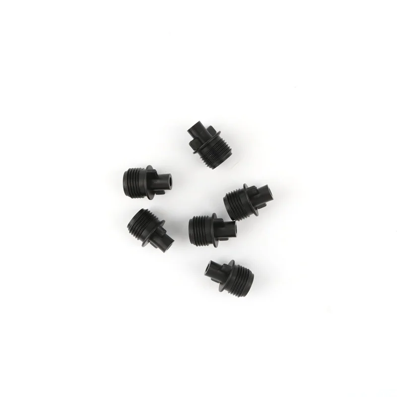 

5pcs 1/2'' Male Thread 6 Mm Flat Head Inner Connectors Irrigation Misting Nozzle Joint Micro Spary Joint Irrigation Fittings