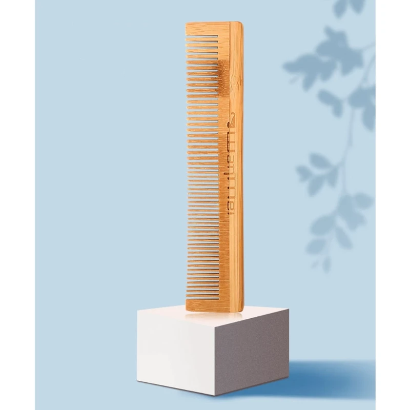 

Natural Bamboo Wooden Fine Tooth Comb Anti-Static Comb Hair Care Healthy Comb Massager for Hair Styling Tools