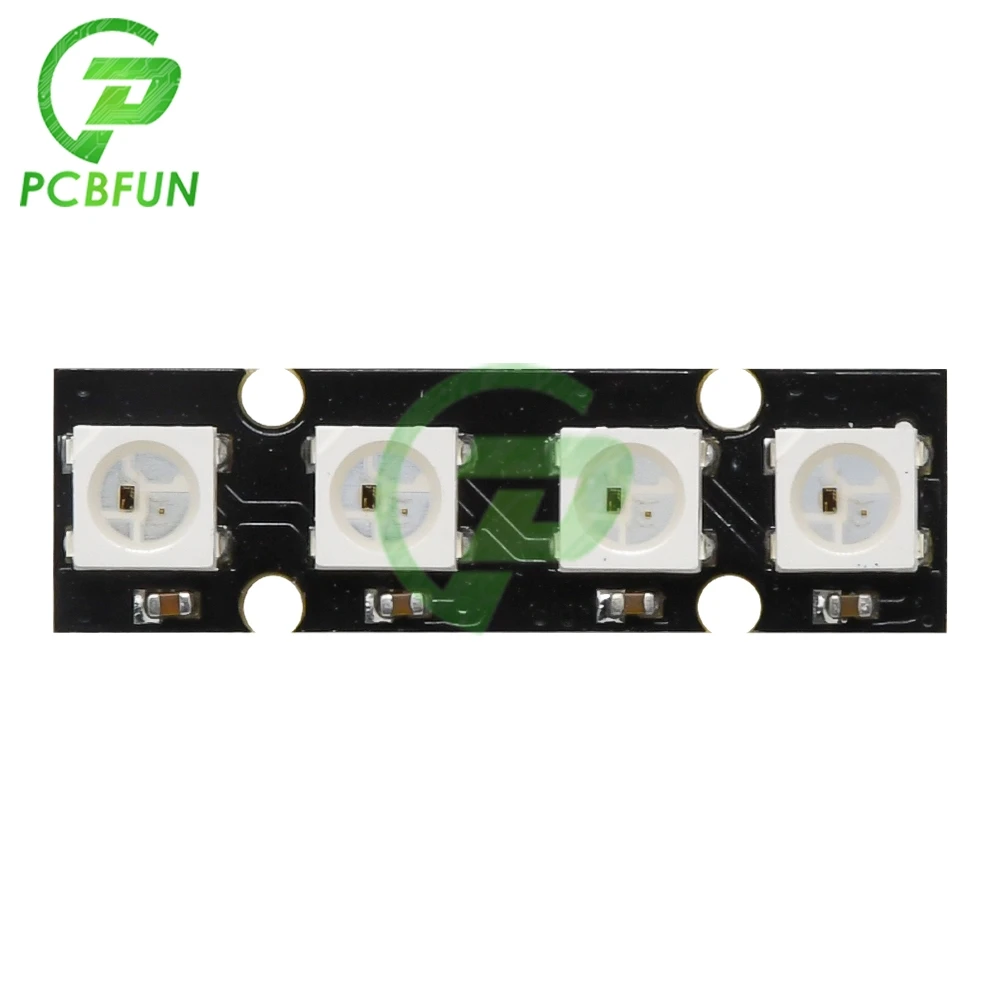 4-разрядная светодиодная плата WS2812B со встроенным полноцветным драйвером для F3