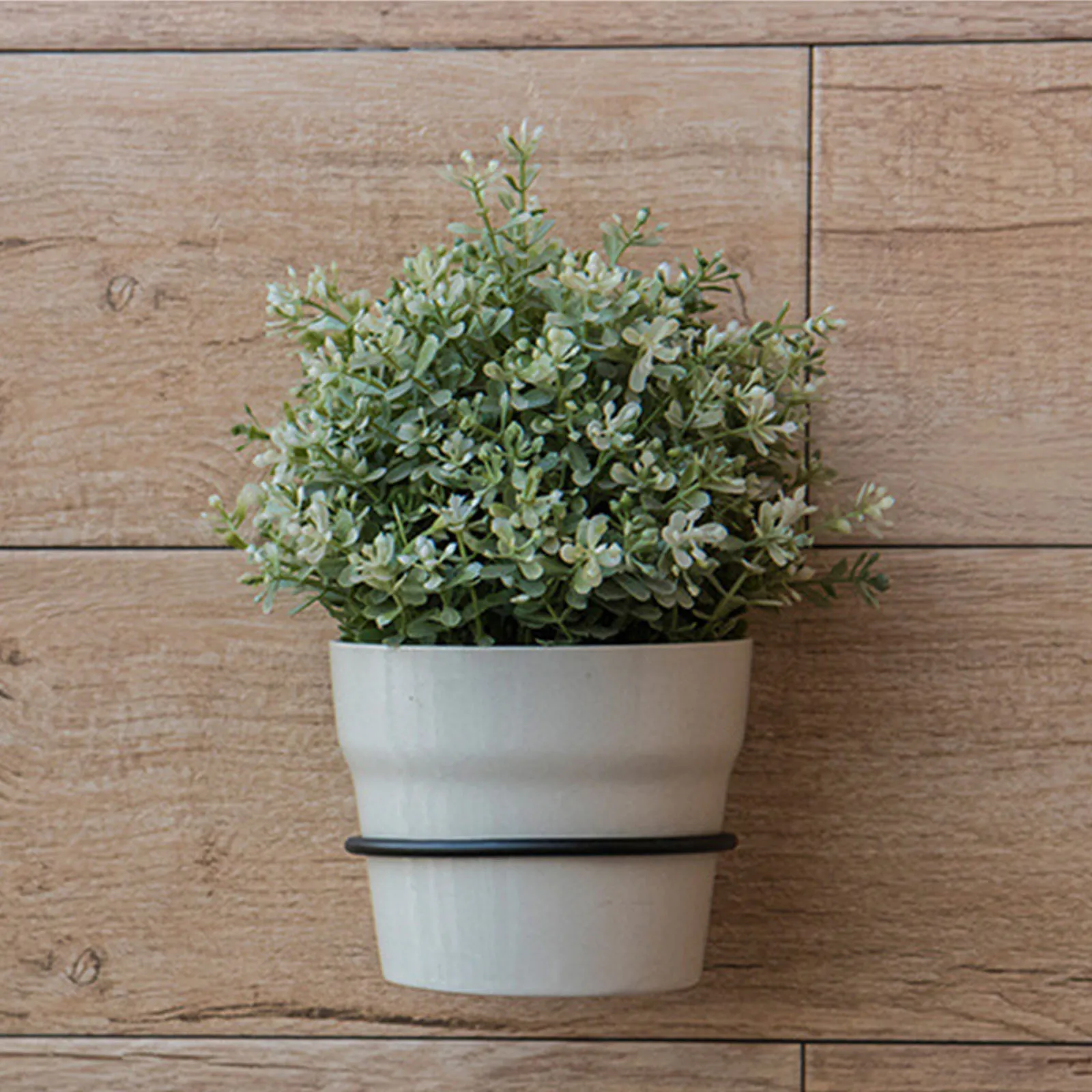 

Fashion Wall Mounted Flower Pot Tray Metal Iron Ring Flowerpot Wall Bracket Planter Tray Screws Home Balcony Flower Trough Frame