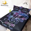 BlessLiving Glowing Elephant Bedding Set Paisley Lotus Flowers Bedclothes for Couples Funky Elephant Head Duvet Cover Set 1