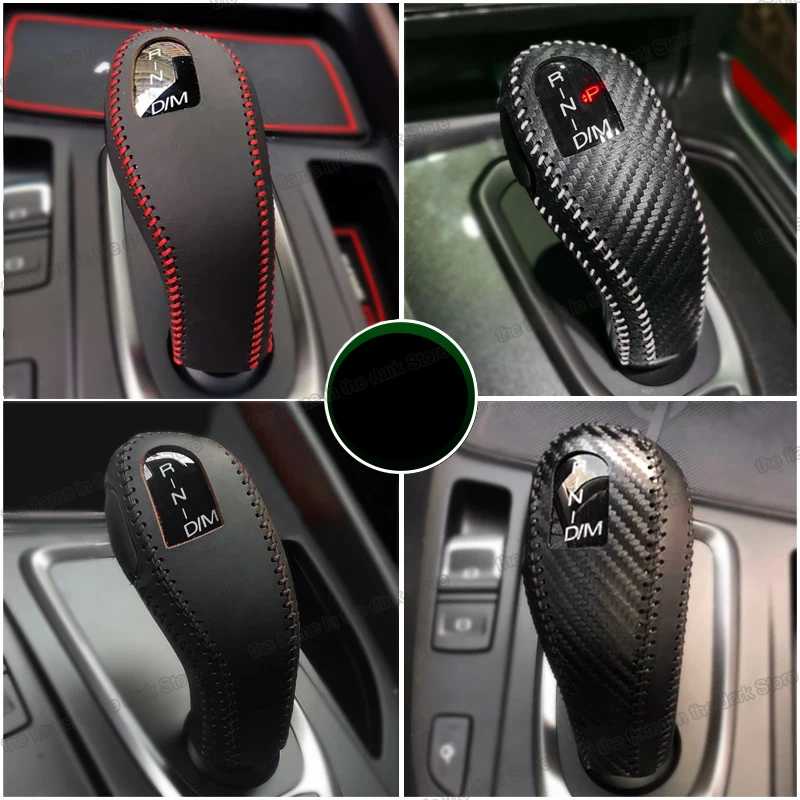 

Lsrtw2017 Fiber Leather Car Gear Lever Cover Trims for Haval F5 2018 2019 2020 2021 Accessories Auto Shift Knob