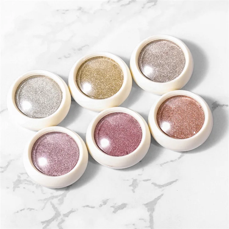 

Nail local gold champagne silver electroplating solid powder & 6 colors