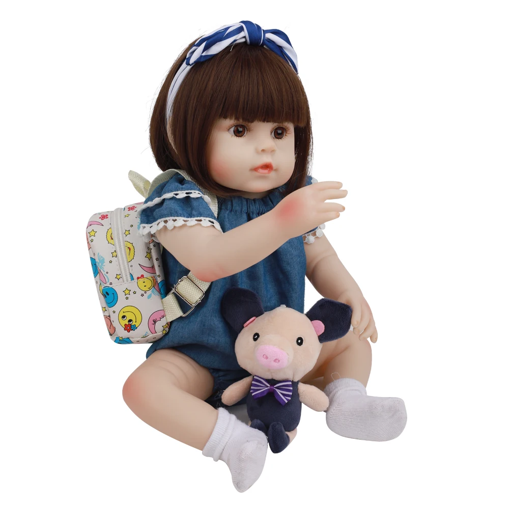 48 см Прекрасный Reborn Baby Doll силиконовый Полный тело Реалистичная принцесса