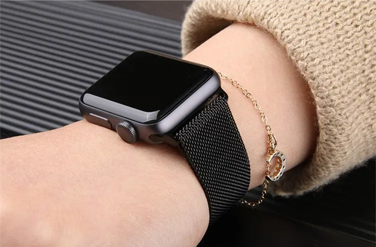 

Case+strap For Apple Watch band 40mm 44mm 38mm 42mm Plated case+Metal belt Magnetic loop bracelet apple Watch series 6 se 5 4 3