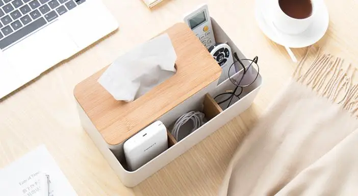 Многофункциональный держатель для кухонной салфетки белая Туалетная коробка