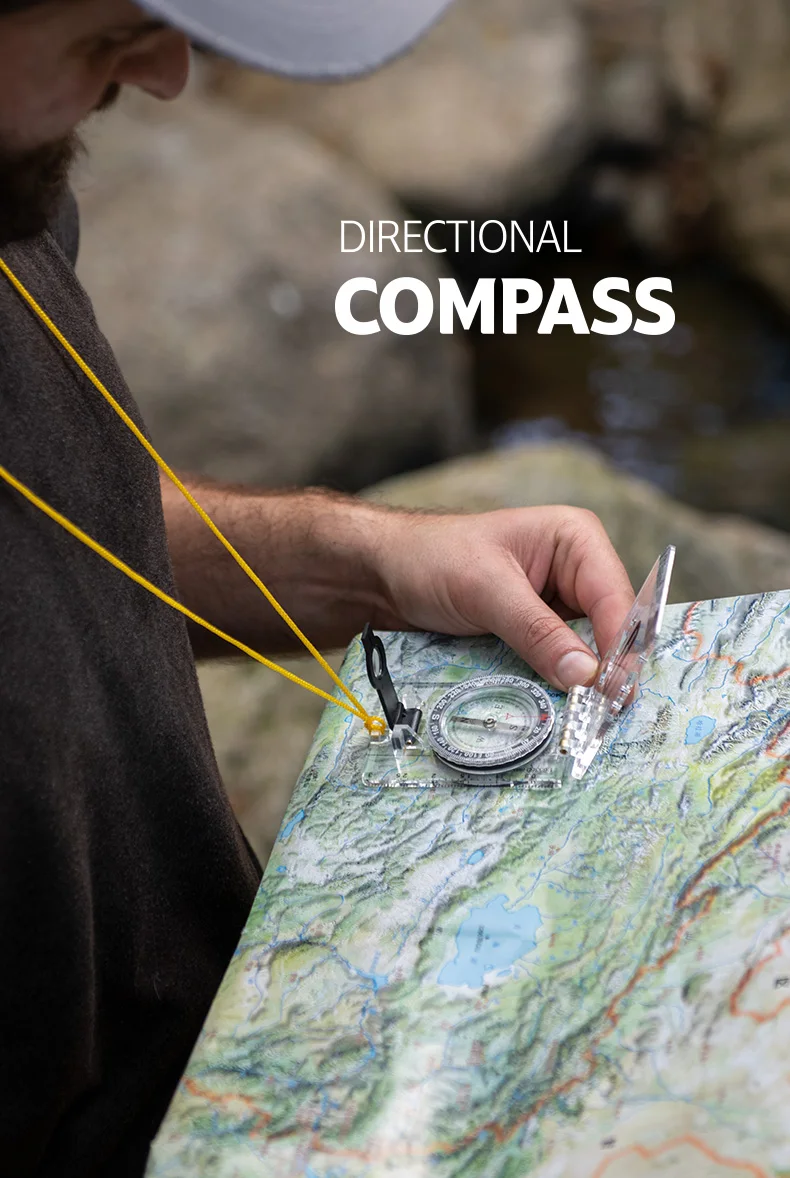 Naturehike направленный компас Прозрачный складной Сверхлегкий портативный походный