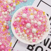 85g colorful edible sugar beads pearl sugar balls diy cake baking sprinkle sugar balls wedding cake decoration donut