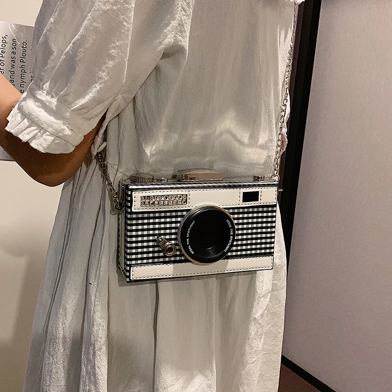 Индивидуальный дизайн женская сумка-клатч в форме камеры мини сумка-мессенджер