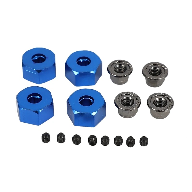 

2Pcs Front and 2Pcs Rear Drive Shaft Accessory Is Suitable for Traxxas Slash 4X4 1/10 RC Truck Blue