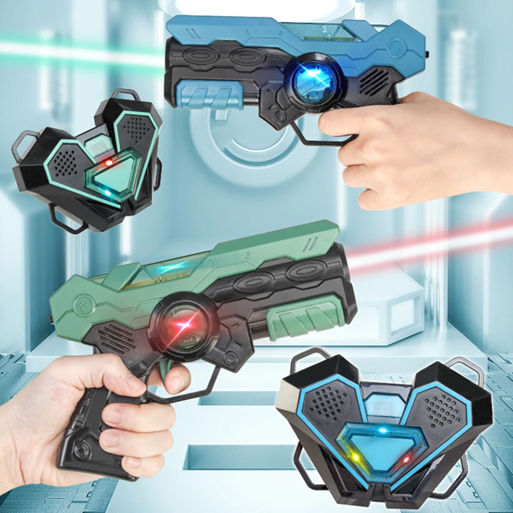 

Новый инфракрасный лазерный бирка игрушечный пистолет игрушки для мальчика двойная электрическая Лазерная бирка игрушка на ИК-управлении ...