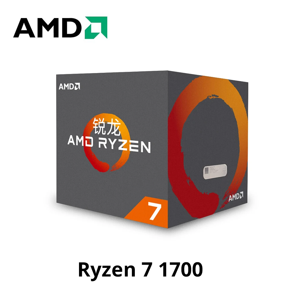 Процессор AMD ryzen 7 1700 cpu 3 0 GHz Восьмиядерный 16 Thread 65W TDP procesdor Socket AM4 Настольный пакет с