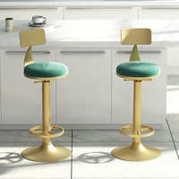 net celebrity bar chair household simple bar stool rotating and lifting balcony nail cashier cosmetic lvelvet bar stool %d9%83%d8%b1%d8%b3%d9%8a