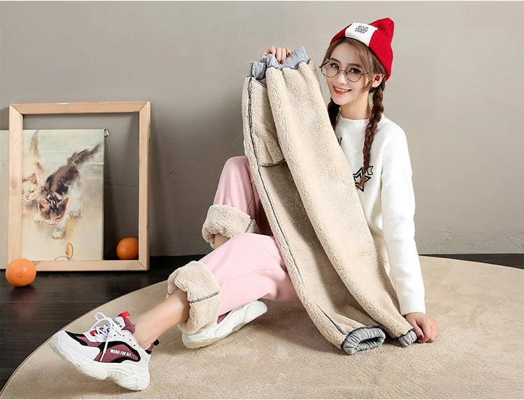 Зимние женские флисовые брюки спортивные штаны для спортзала тренировочные