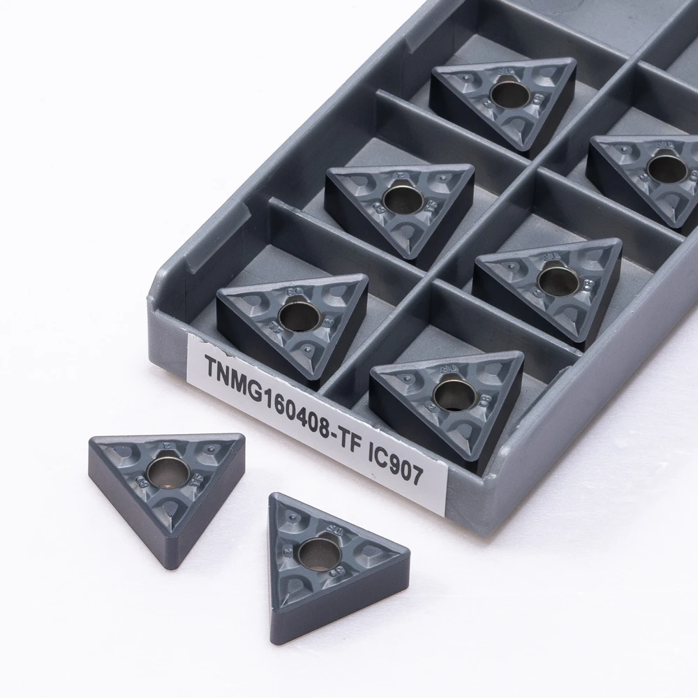 Оригинальные 10 шт. фонарей TNMG160404 TNMG160408 IC907 IC908 токарный Карбид фонарик для стали
