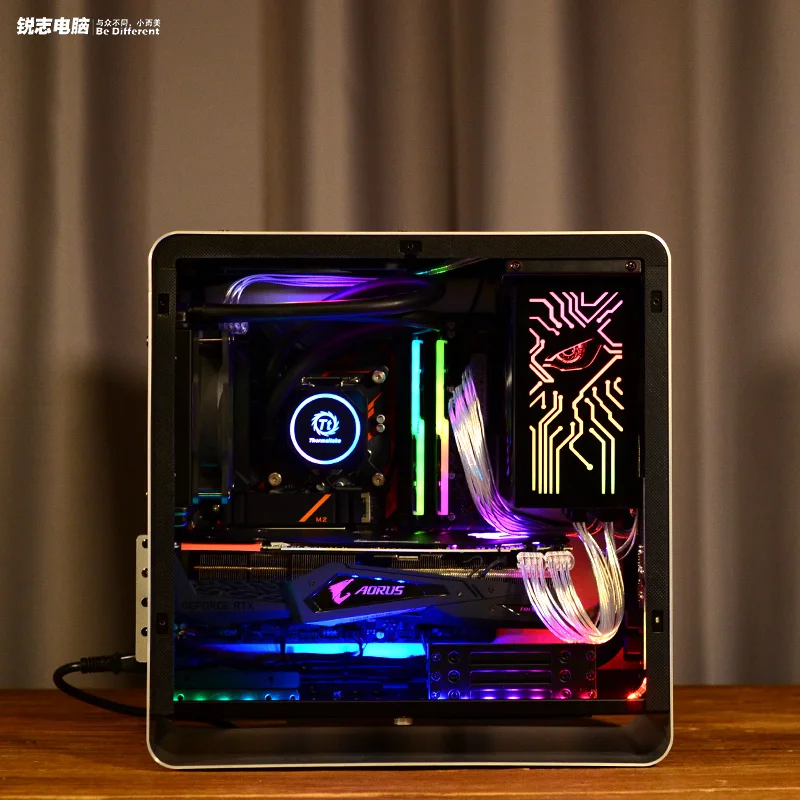 Qiao Sibo UMX3 Dacentrurus 5 3600/I7 8700/RTX2060S/2070 S компьютерные игровые консоли с водяным охлаждением