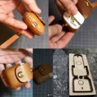 Японские Стальные лезвия для самостоятельной сборки кожаные чехлы для наушников для гарнитура для Airpods