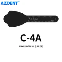 azdent 1pc dental photo contraster orthodontic black background image contrast board oral macro shot tool with scale mark auto
