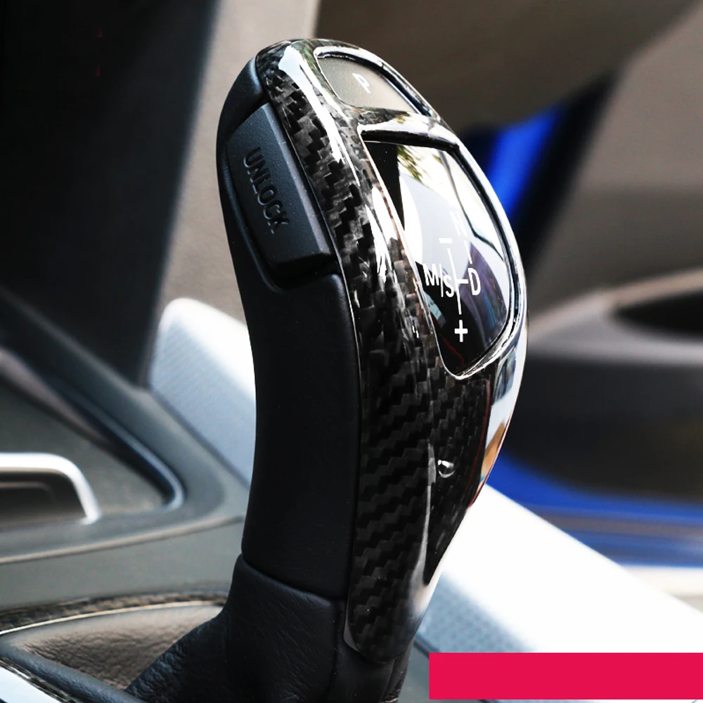 Ручка переключения передач из натурального углеродного волокна накладка на