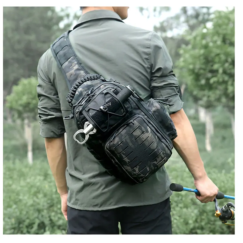 

Tactical Chest Bag Military Army Laser Molle Sling Shoulder Backpack Men Outdoor Hunting Travel Camping Fishing Camo Bag