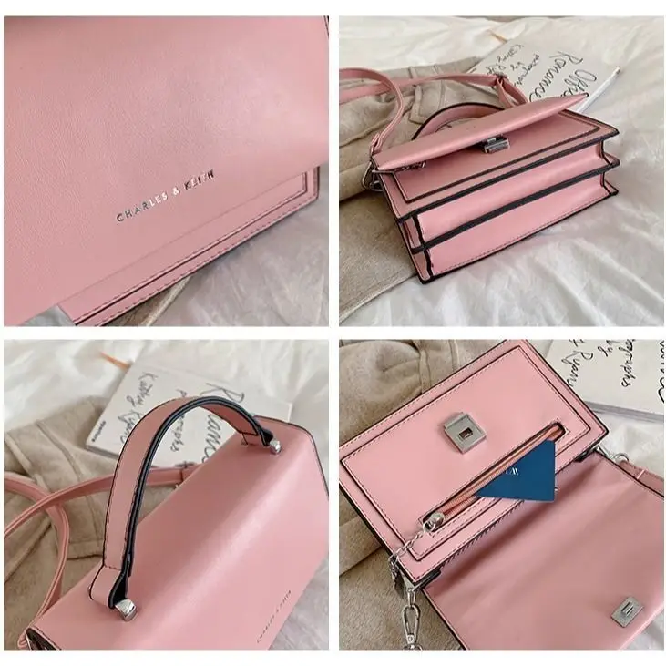 

Women's 2021 New Trend Korean Wild Handbag Fashion Shoulder Messenger Bag Texture Small Square Bag