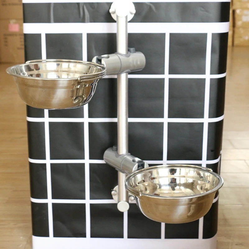 

Pet Adjustable Aluminum Alloy Lifting Bowl Dog Cat Feeder Non-slip Food Dispenser Feeding Container