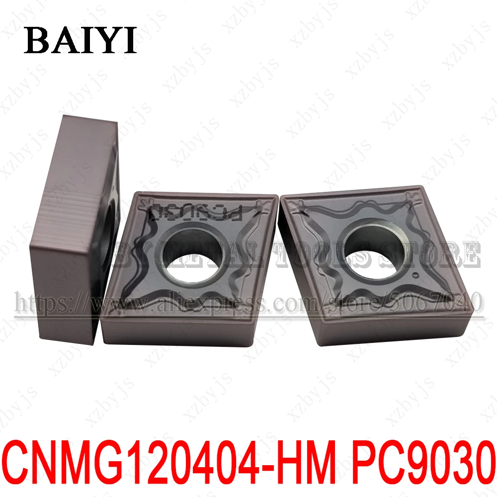 

10pcs CNMG120404-HM PC9030 CNMG431 CNC Carbide Inserts Turning Tools cutter lathe For Processing Stainless Steel
