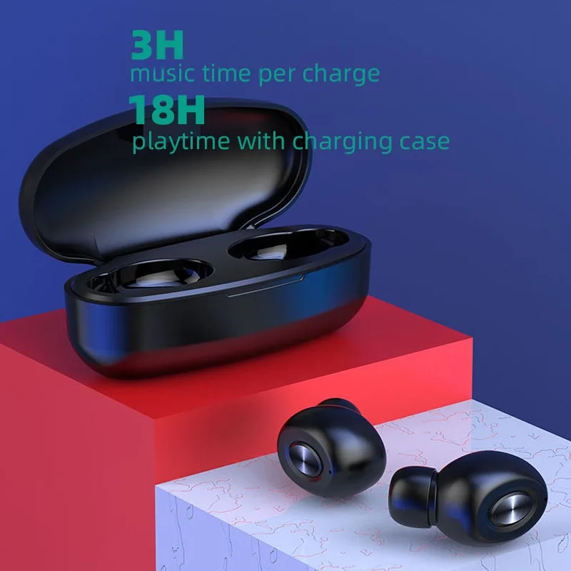 Ralyin Bluetooth 5 0 наушники-вкладыши TWS true беспроводные наушники обеспечивают защиту от