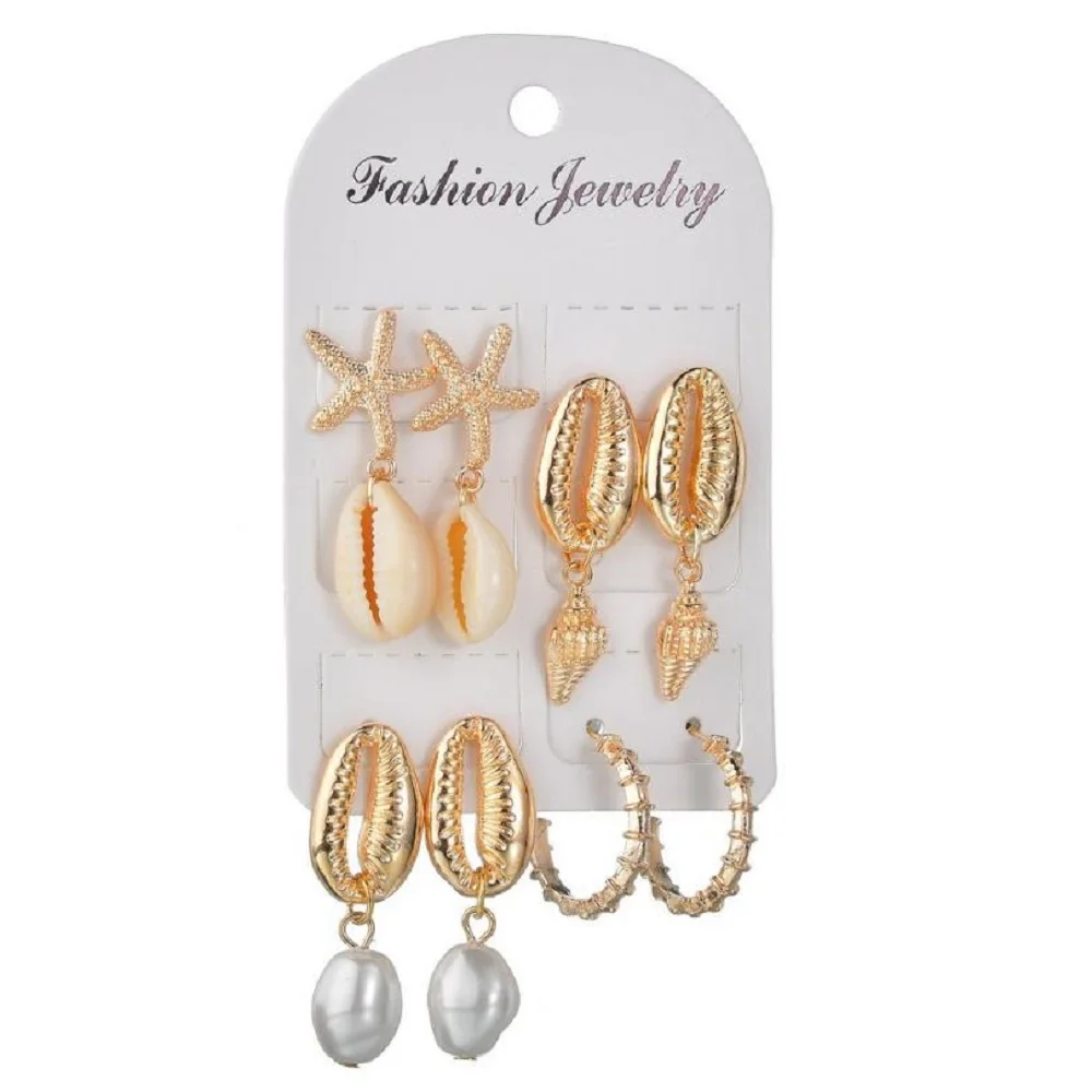 2020 Новый Гипербола модные цвет золотистый Горячая Морская звезда раковину