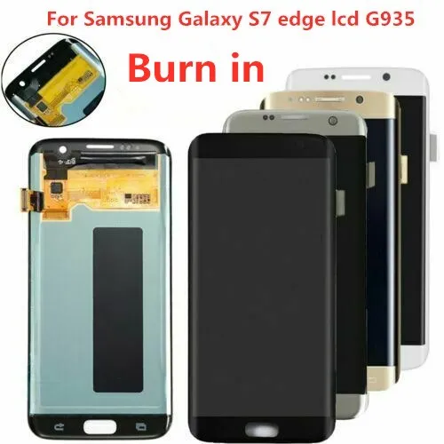 Original para Samsung Tela de Toque Montagem da Tela Galaxy Borda G935a G935f S7edge G935touch Queimaduras Severas s7 Lcd G935
