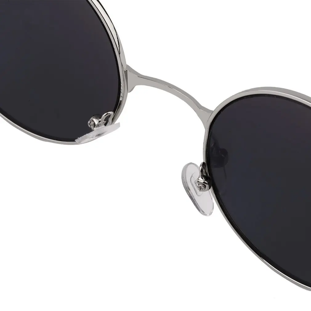 

2020 New UV400 Round Sunglasses Retro Gold Silver Black Frame Unisex Eyewear Female Male Colorful Mirror lens Sun Glasses