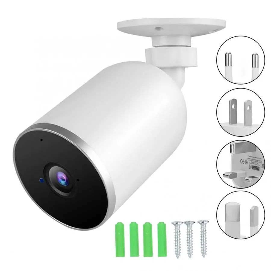 Tuya WiFi IP камера 1080P IR Домашняя безопасность наружная двухсторонняя аудио 100-240V камера безопасности