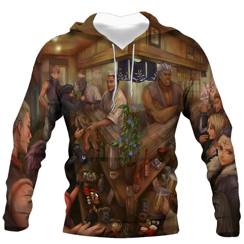 

3D digital printing clothing cool style casual winter 2021 fashion new cool fashion sweater men's loose trend men's sweater