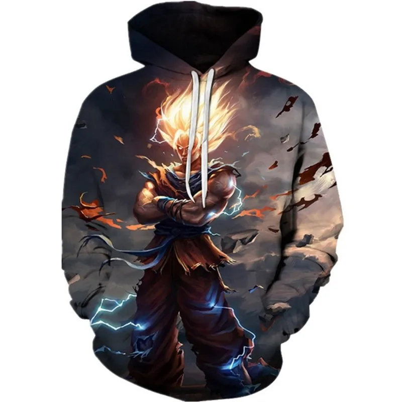 

3D Hoodie Anime Hooded Pullover Sweatshirt Men's Women's Sportswear Trendy Men Trendy Women Street