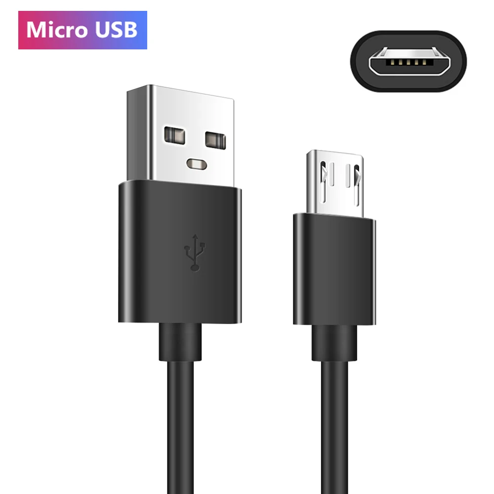 Кабель Micro USB для быстрой зарядки и передачи данных наушников Android мобильный